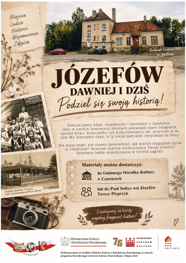 POSZUKUJEMY WSPOMNIEŃ O JÓZEFOWIE