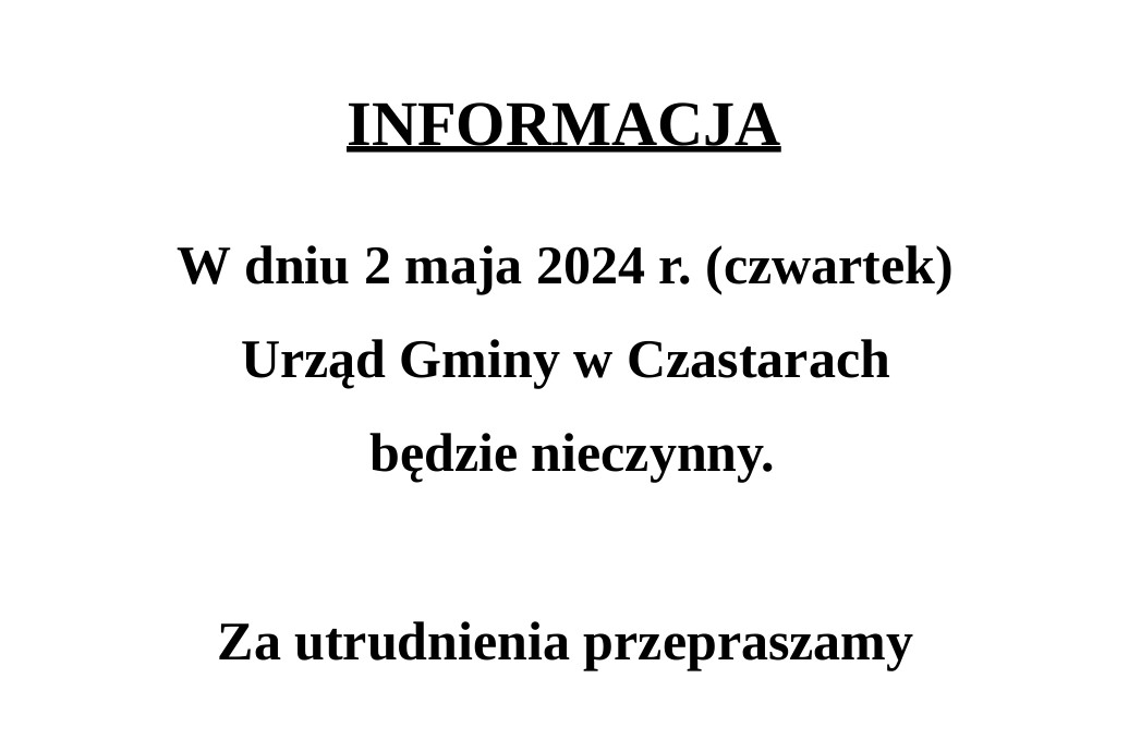INFORMACJA