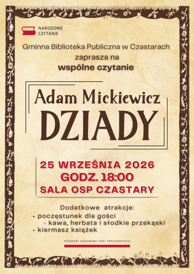 Narodowe Czytanie 2026!