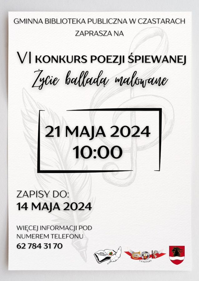 Konkurs Poezji Śpiewanej `Życie balladą malowane`